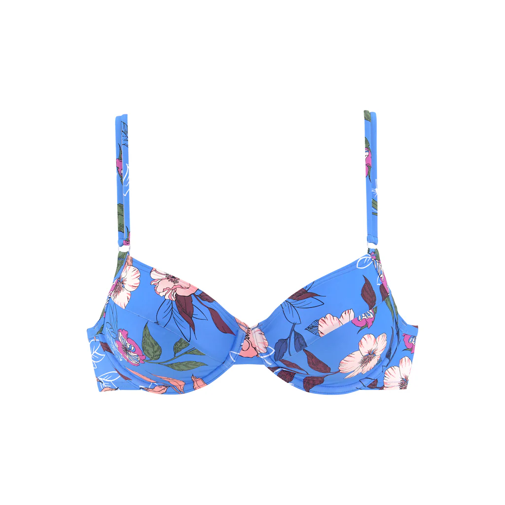 S.Oliver Bügel-Bikini-Top »Maya« Mit Doppelträgern Und Floralem Design Bestellen