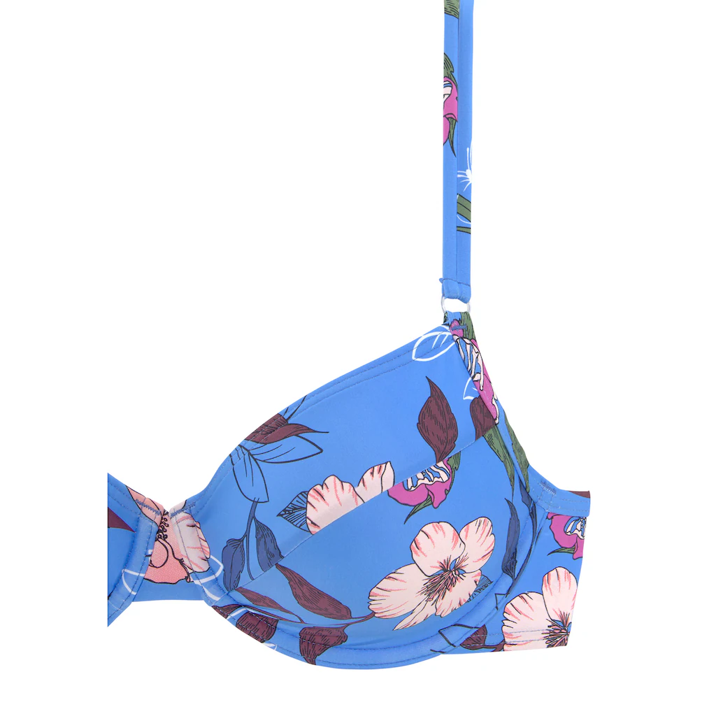 S.Oliver Bügel-Bikini-Top »Maya« Mit Doppelträgern Und Floralem Design Bestellen