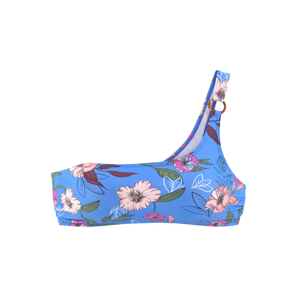 S.Oliver Bustier-Bikini-Top »Maya« In One-Shoulder-Form Und Mit Zierring Online Bestellen