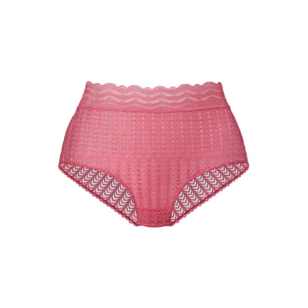S.Oliver High-Waist-Slip Aus Graphischer Spitze In Transparenter Optik ▷ Für