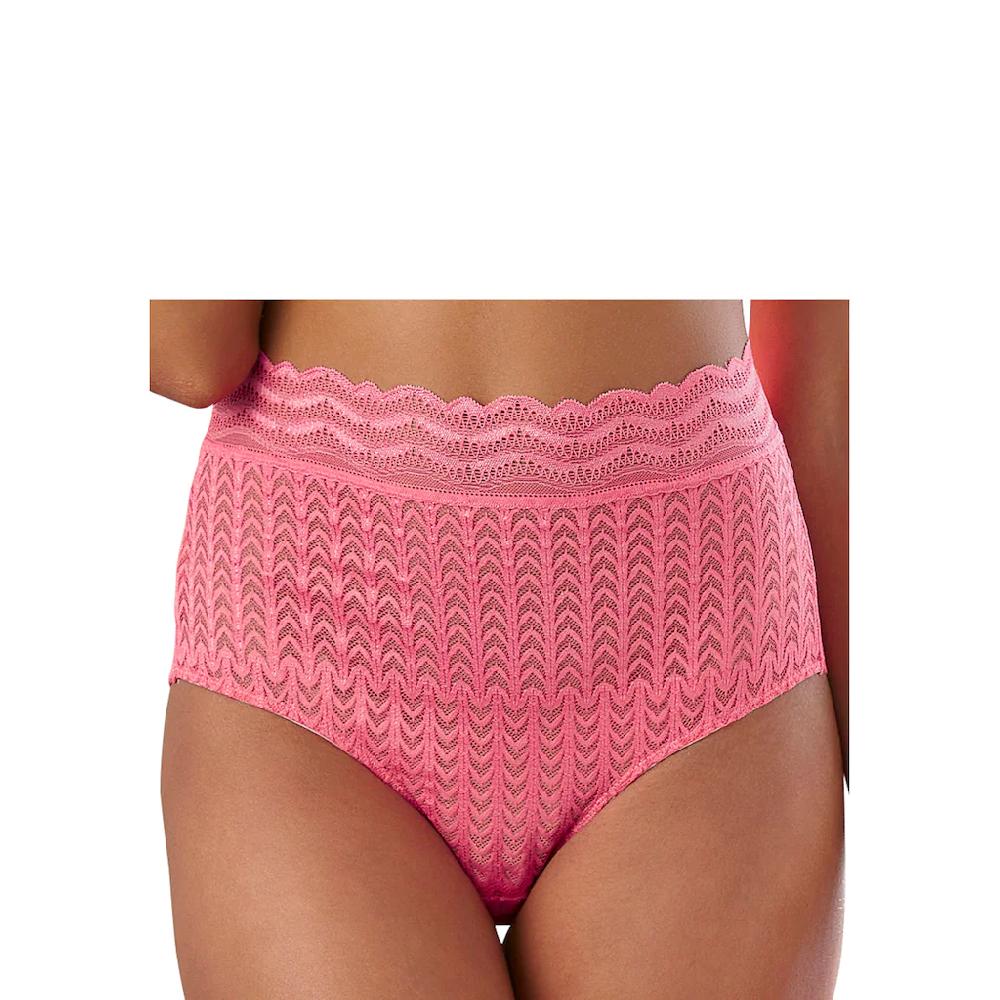 s.Oliver High-Waist-Slip aus graphischer Spitze in transparenter Optik ▷ für