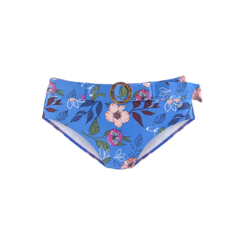 S.Oliver Highwaist-Bikini-Hose »Maya« Mit Abnehmbarem Gürtel Und Schnalle In Horn-Optik Online Bestellen
