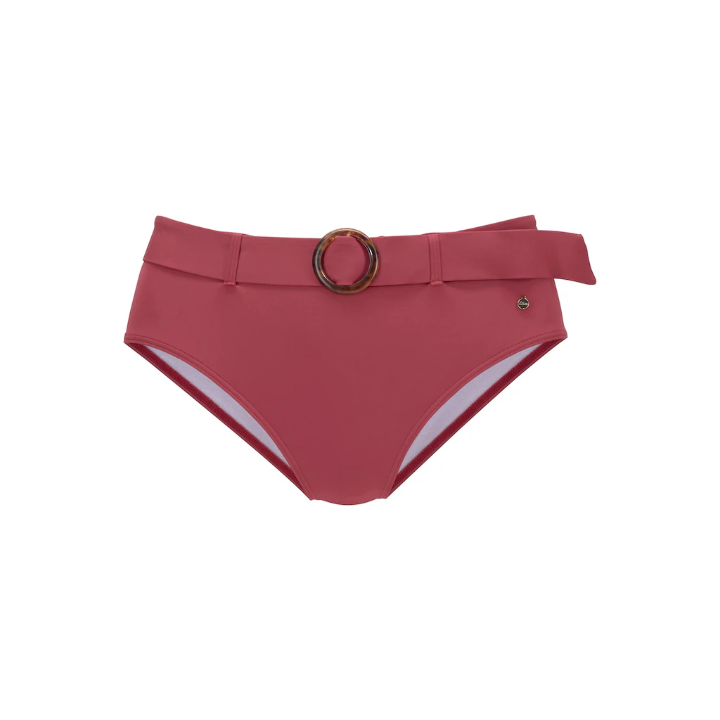 S.Oliver Highwaist-Bikini-Hose »Rome« Mit Abnehmbarem Gürtel Bestellen