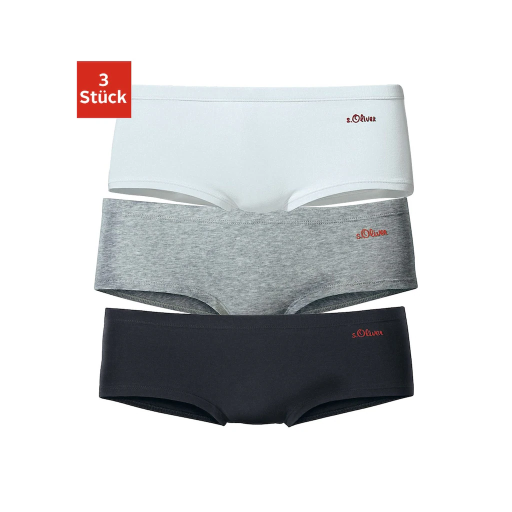 S.Oliver Hipster (3er-Pack) Aus Elastischer Baumwoll-Qualität