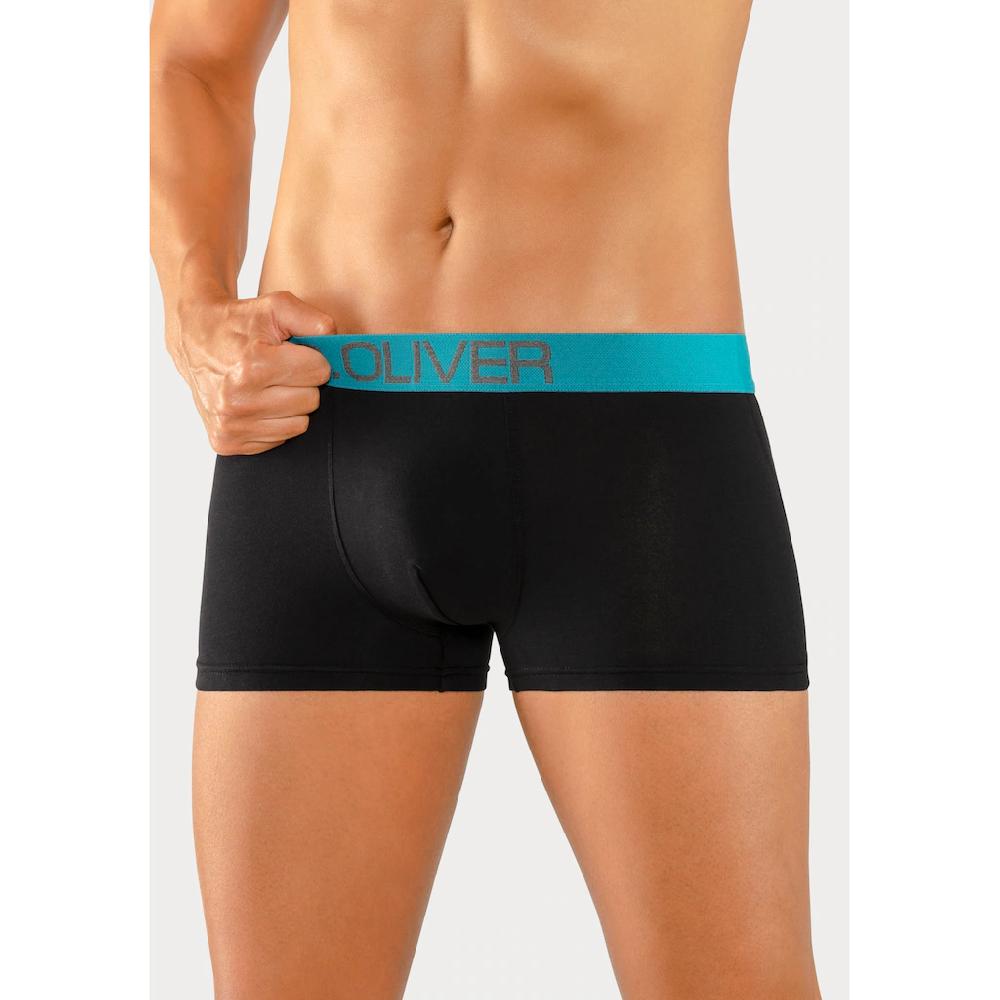 S.Oliver Hipster (Packung 4 St.) Knapp Sitzende Boxershorts Für Herren Aus Baumwoll-Mix