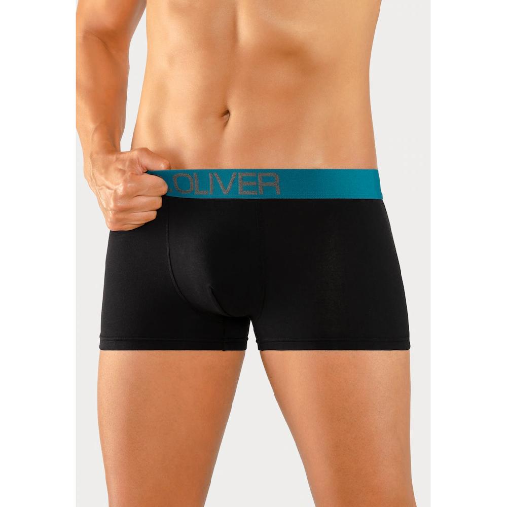 S.Oliver Hipster (Packung 4 St.) Knapp Sitzende Boxershorts Für Herren Aus Baumwoll-Mix