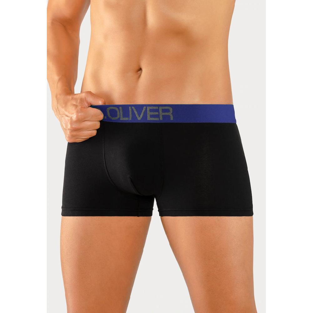 S.Oliver Hipster (Packung 4 St.) Knapp Sitzende Boxershorts Für Herren Aus Baumwoll-Mix