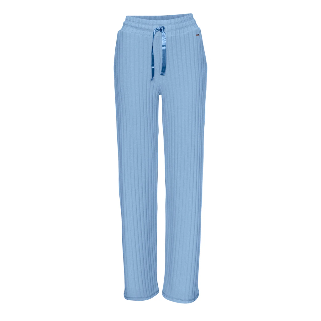 S.Oliver Loungehose Mit Satinband Zum Binden Loungeanzug