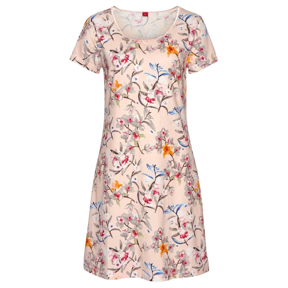 S.Oliver Nachthemd Mit Blumenmuster Kaufen