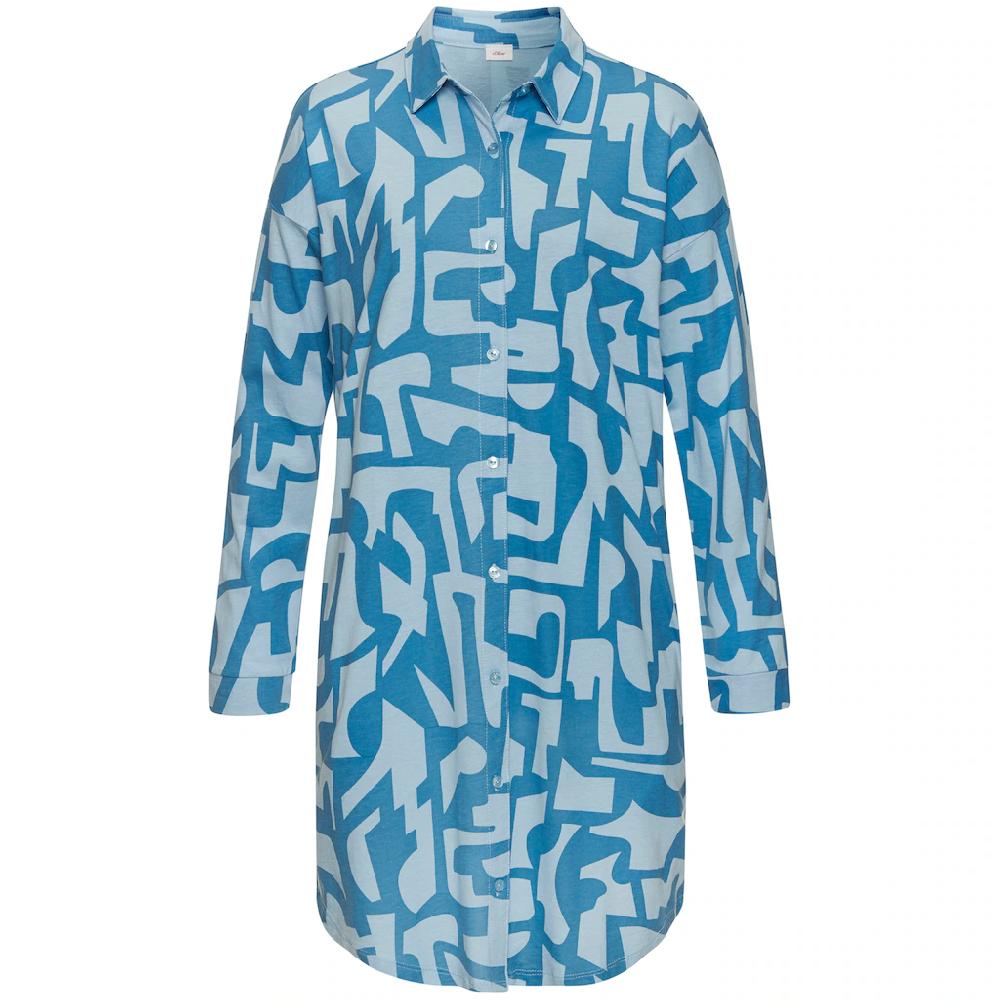 s.Oliver Nachthemd mit grafischem Print