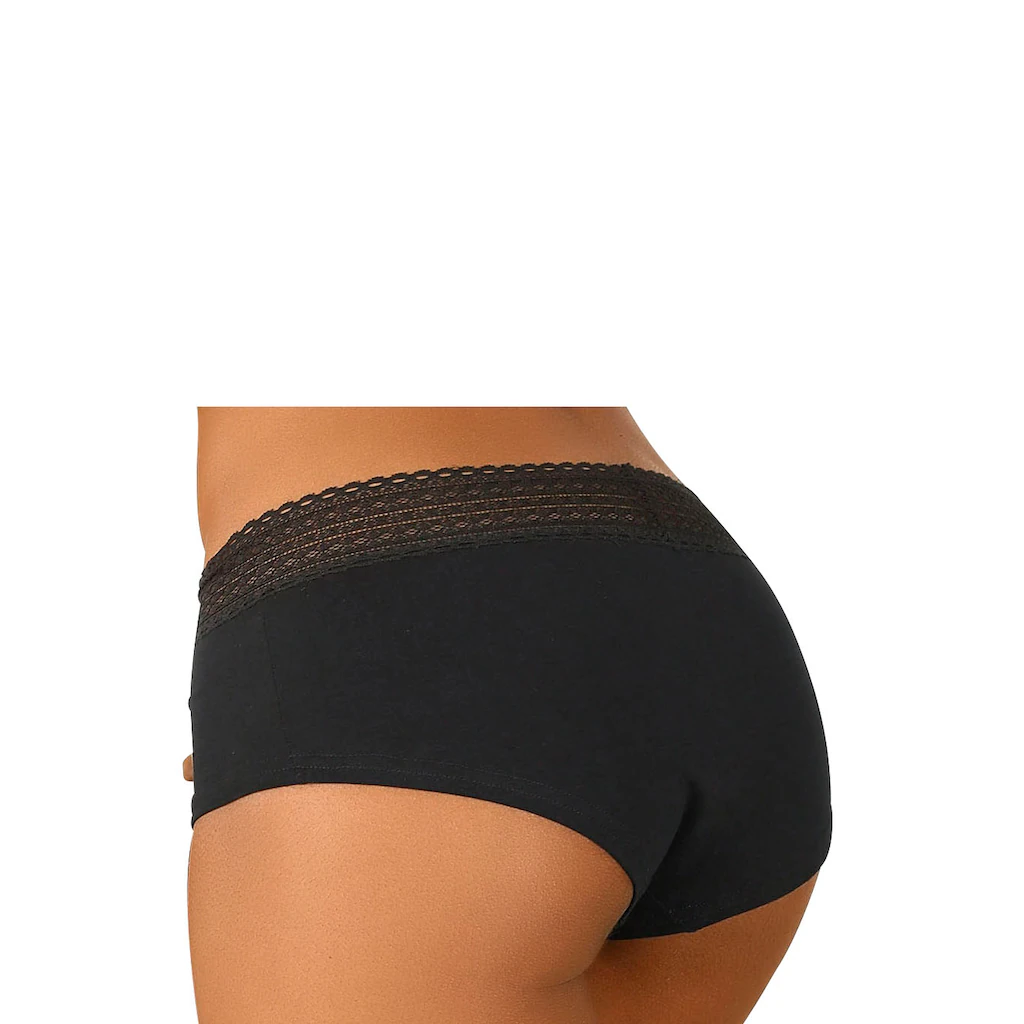 S.Oliver Panty (3er-Pack) Aus Elastischer Baumwoll-Qualität Mit Grafischer Spitze