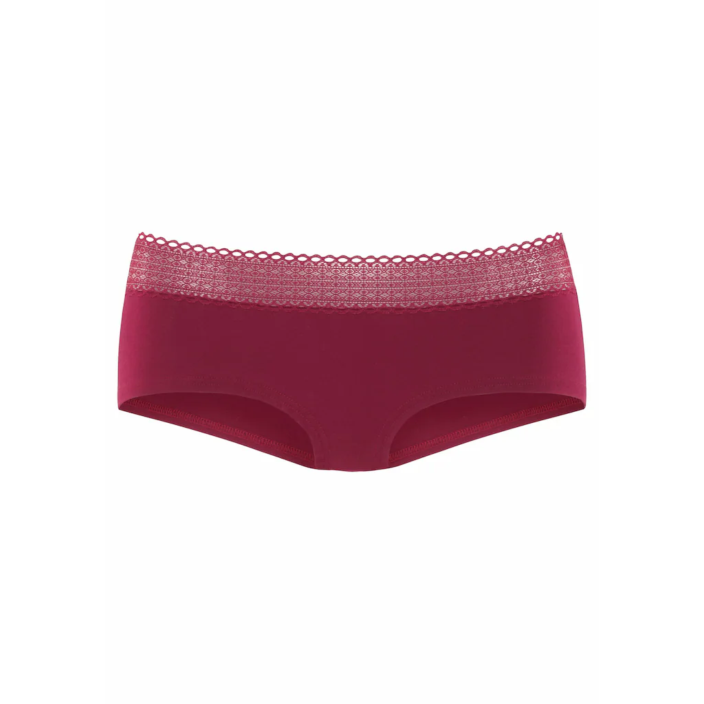 S.Oliver Panty (3er-Pack) Aus Elastischer Baumwoll-Qualität Mit Grafischer Spitze