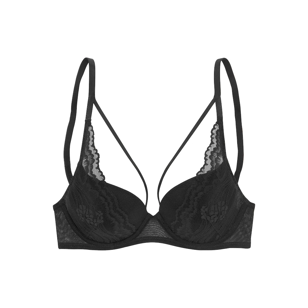S.Oliver Push-up-BH »Alice« Mit Spitze Und Bänder-Optik Dessous ▷ Für
