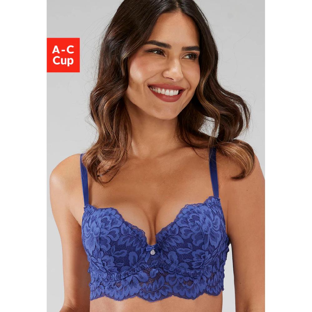 s.Oliver Push-up-BH »Charline« mit verlängertem Unterbrustband aus Spitze Dessous online bestellen