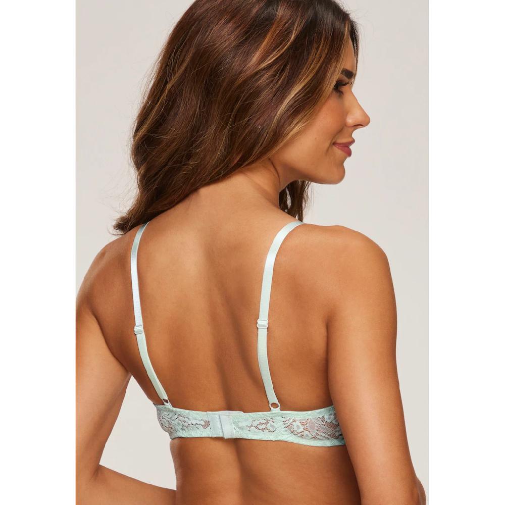 S.Oliver Push-up-BH »Danielle« Aus Dezent Transparenter Spitze In Blumiger Optik Dessous Kaufen