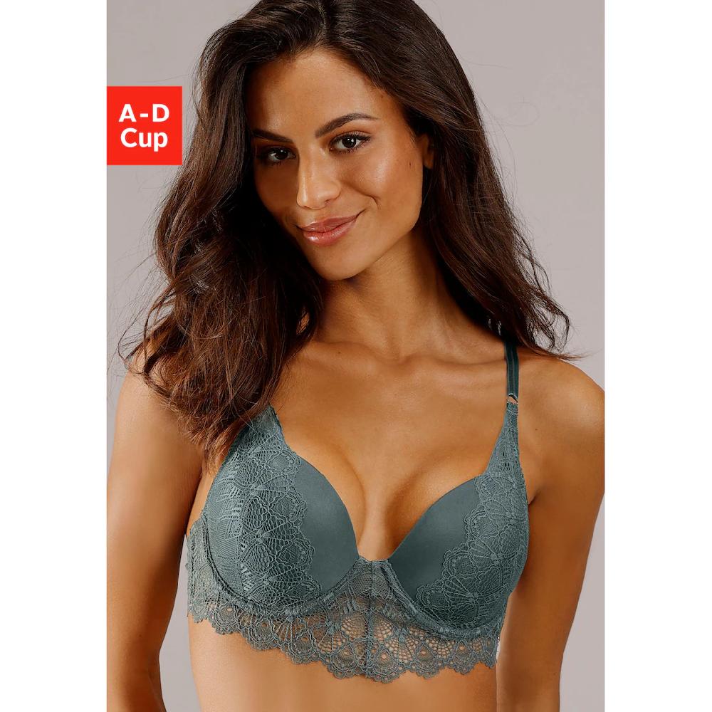 s.Oliver Push-up-BH »Elise« aus modischer Spitze Dessous online kaufen