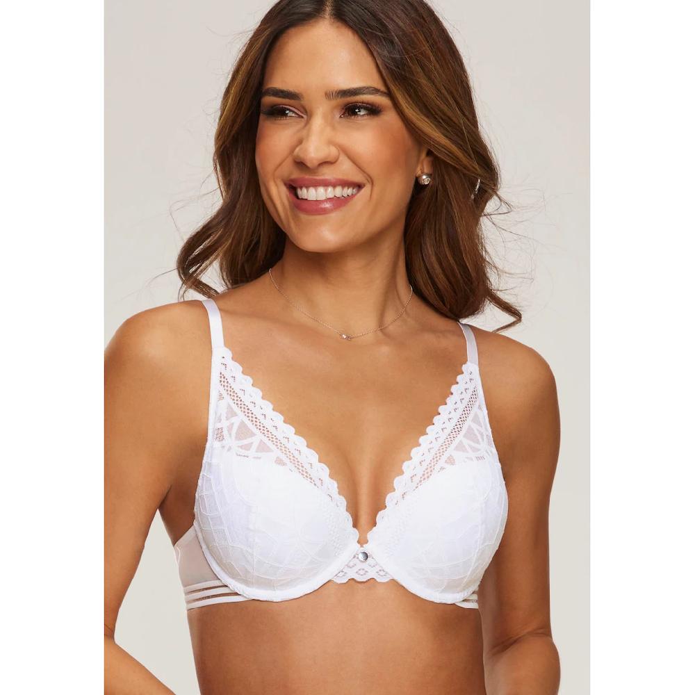 S.Oliver Push-up-BH »Milene« Im Edlen High-Apex Look Mit Graphischer Jacquardspitze Sexy Dessous ▷ Für