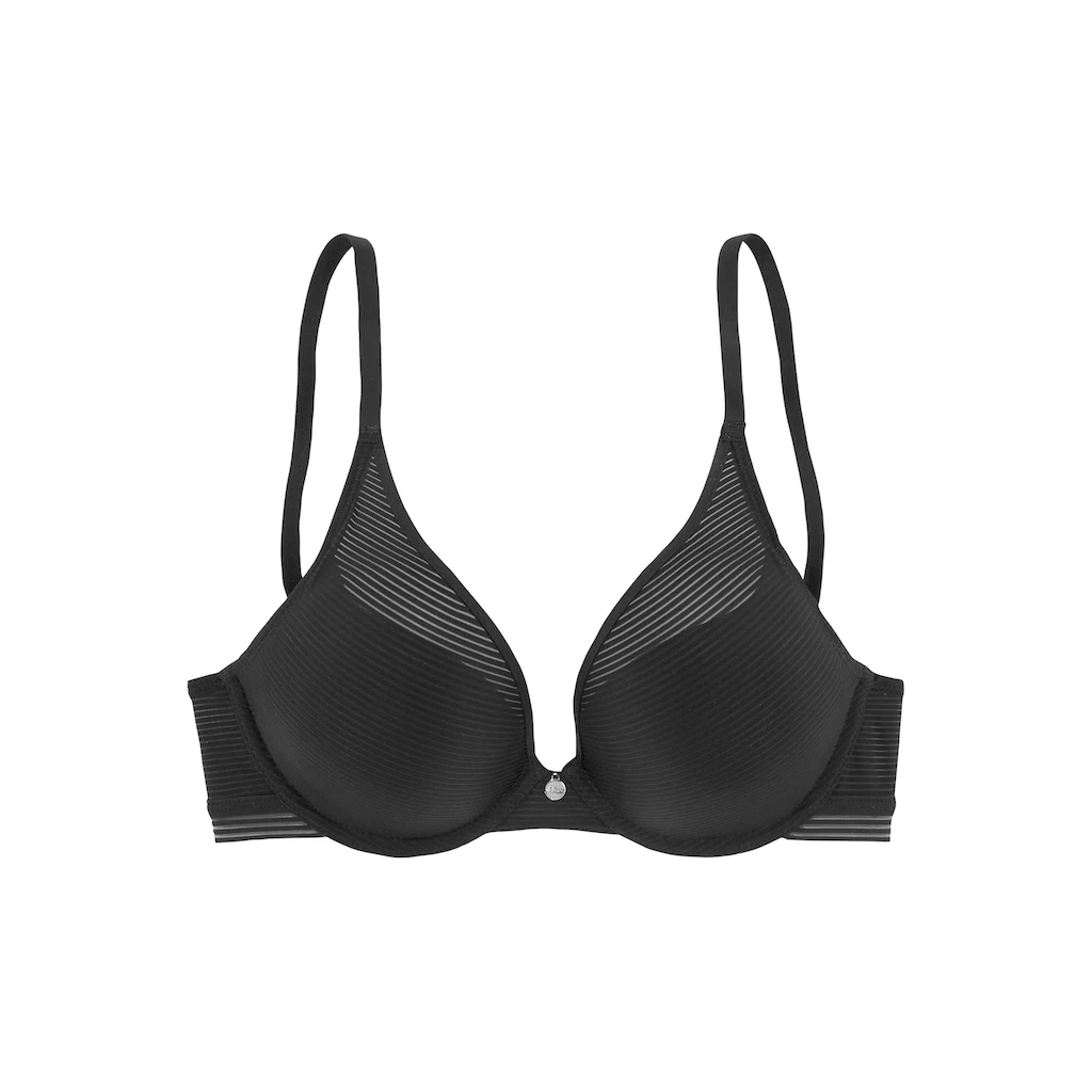S.Oliver Push-up-BH »Zoè« Aus Modischen Mesh In Streifen-Optik Online Bestellen
