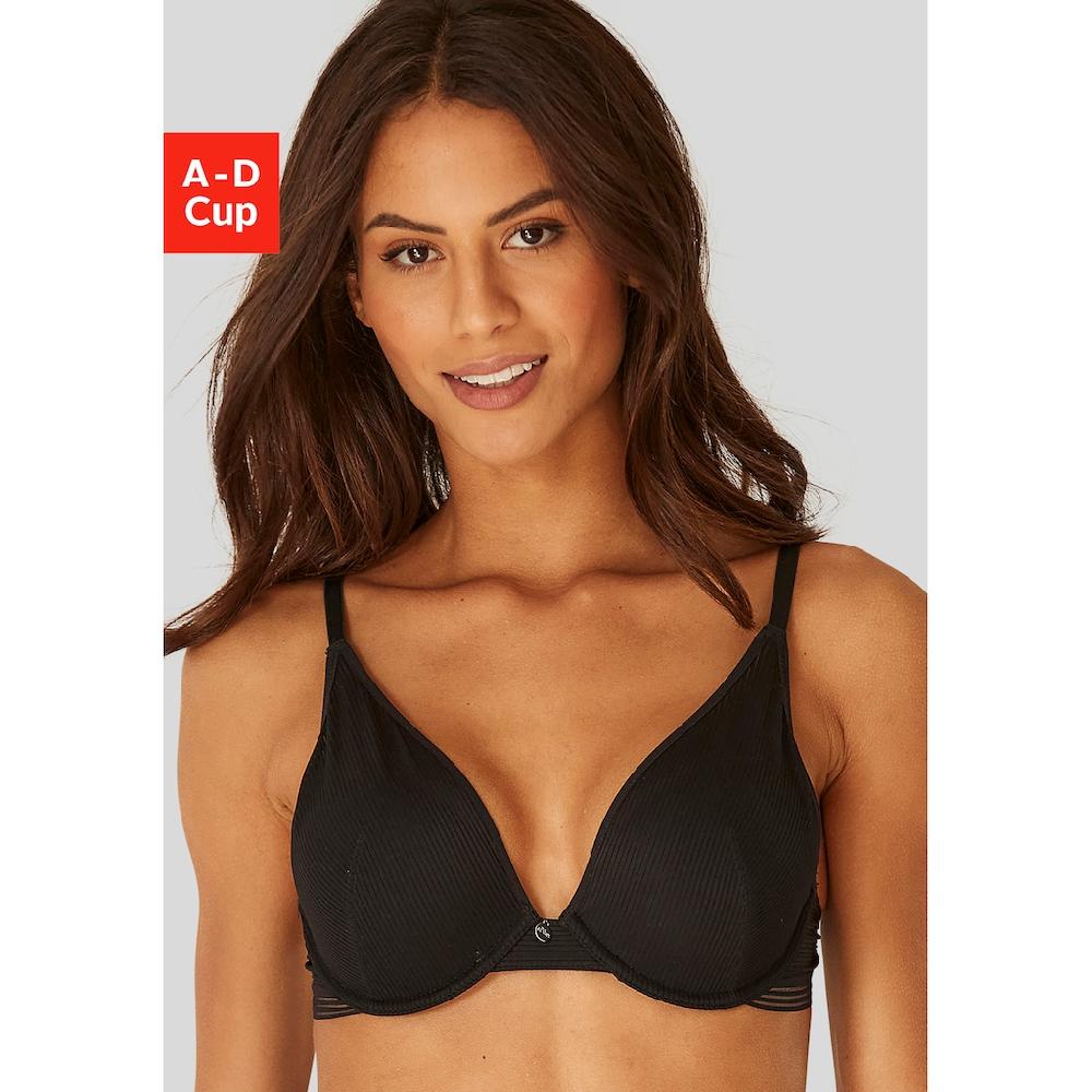 s.Oliver Push-up-BH »Zoè« aus modischen Mesh in Streifen-Optik online bestellen
