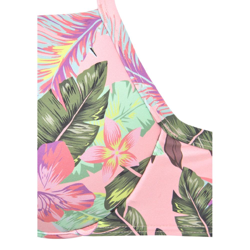 S.Oliver Push-Up-Bikini-Top »Azalea« Mit Tropischem Druck Online Bestellen