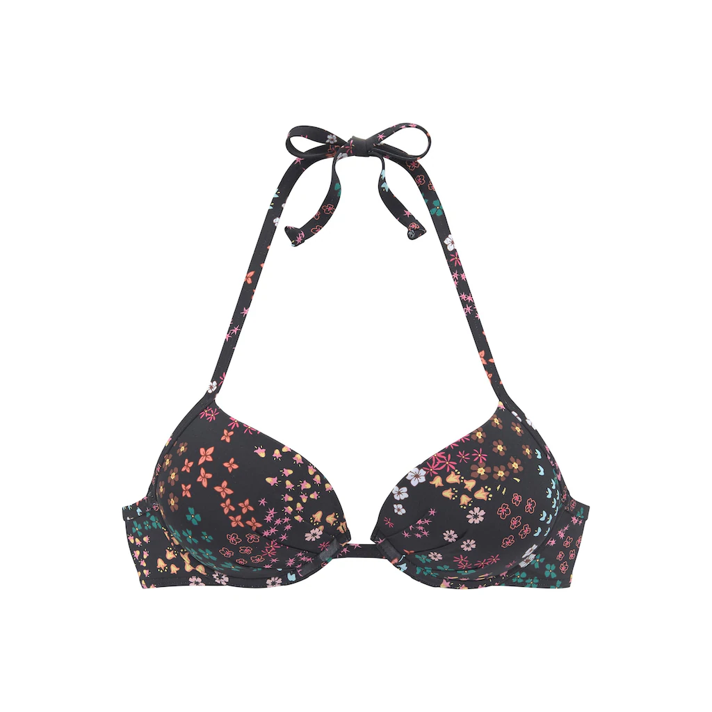 S.Oliver Push-Up-Bikini-Top »Milly« Im Blumendesign Online Kaufen
