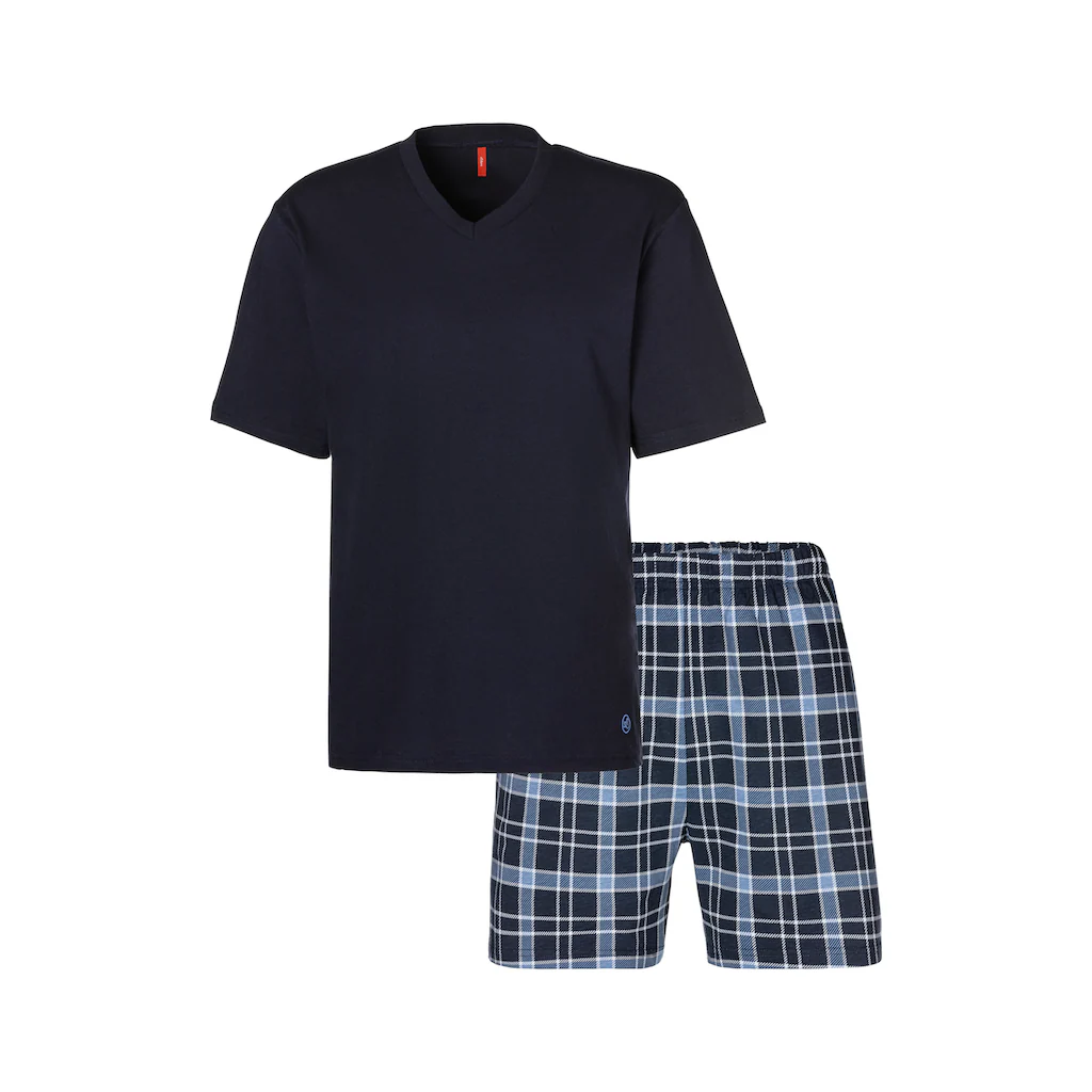 S.Oliver Pyjama (2 Tlg. 1 Stück) Mit Seitlichen Eingrifftaschen Kaufen