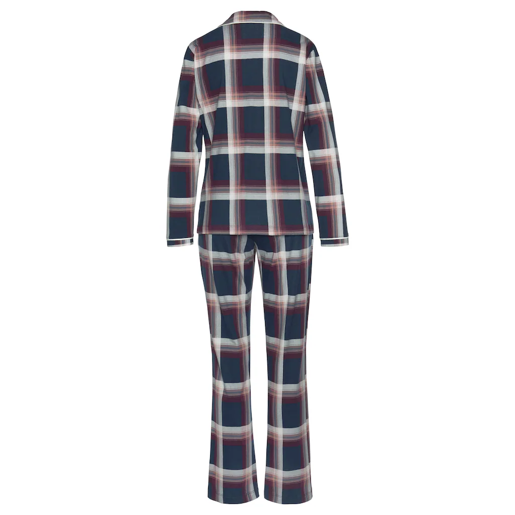 S.Oliver Pyjama (2 Tlg.) Im Klassischen Karo-Muster Bestellen