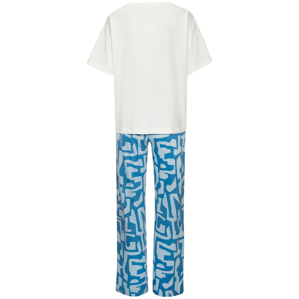 S.Oliver Pyjama (2 Tlg.) Mit Grafischem Print Kaufen