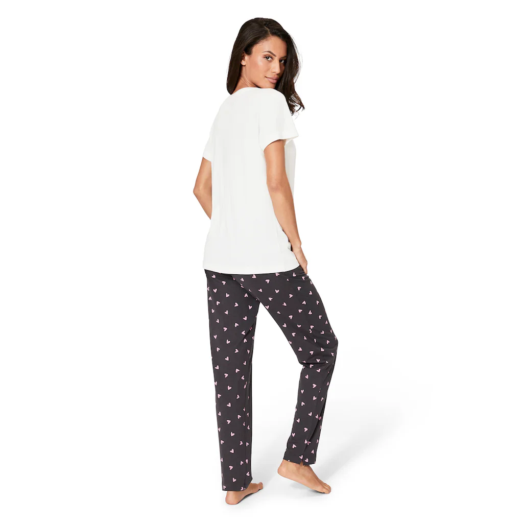 S.Oliver Pyjama (2 Tlg.) Mit Herzchendruck Bestellen