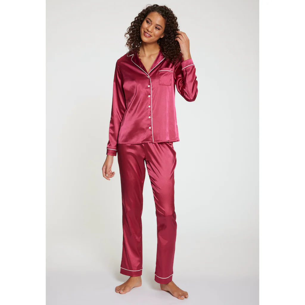 s.Oliver Pyjama (Set 3-teilig) incl. Schlafmaske