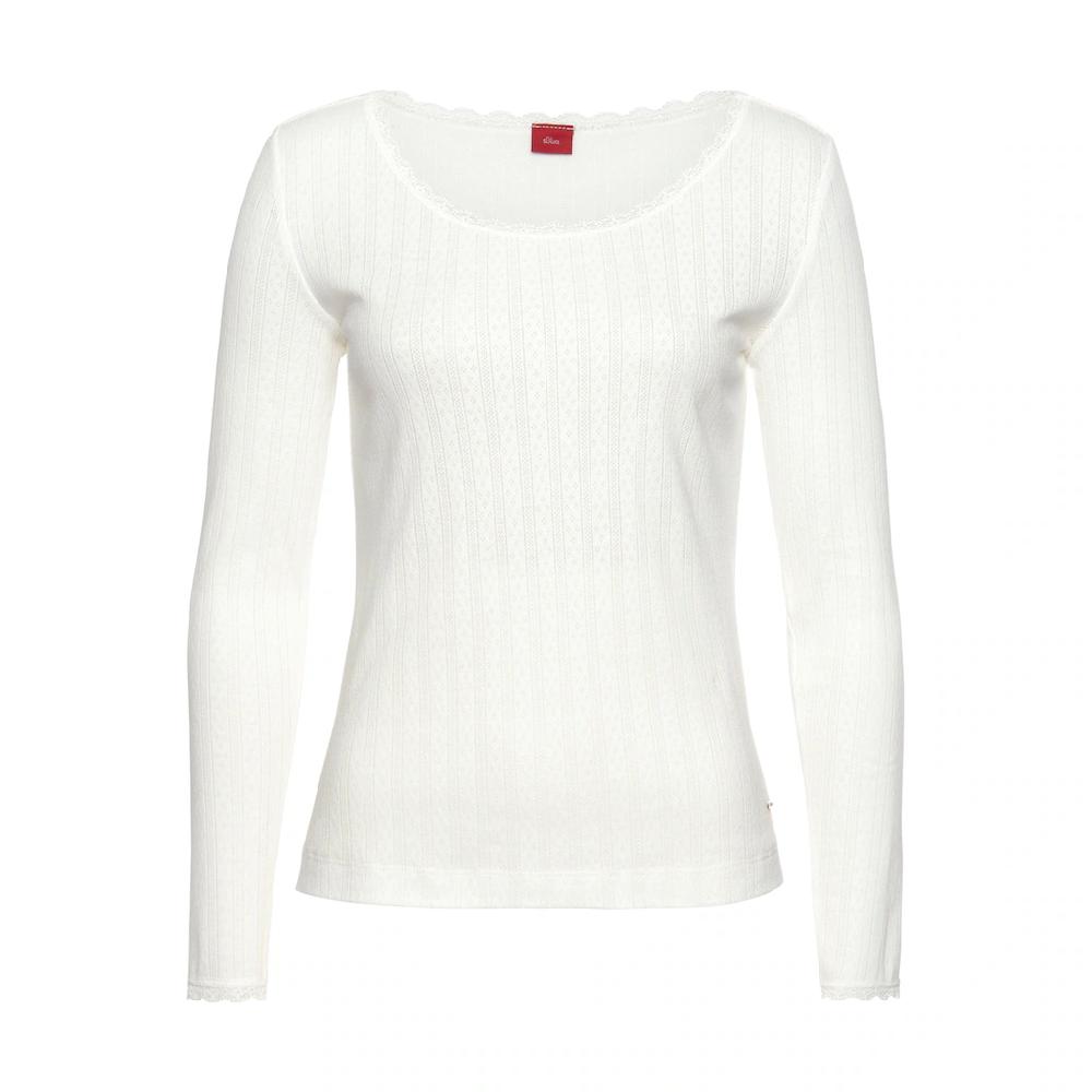 S.Oliver Pyjamaoberteil Aus Ajour-Strick Bestellen