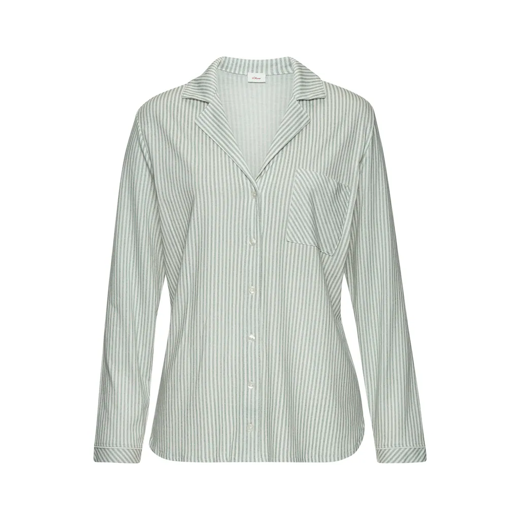 S.Oliver Pyjamaoberteil In Gestreiftem Design Online Kaufen