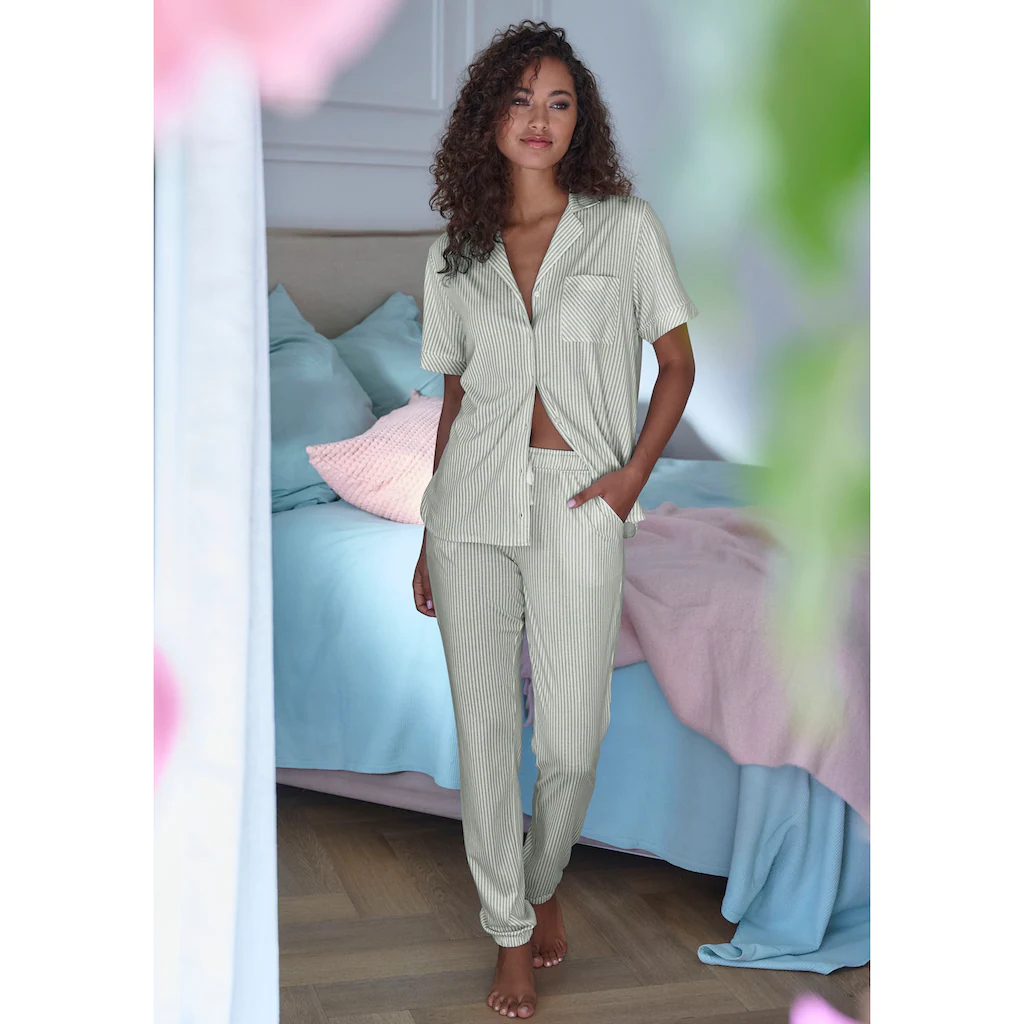 S.Oliver Pyjamaoberteil Mit Aufgesetzter Brusttasche ▷ Für