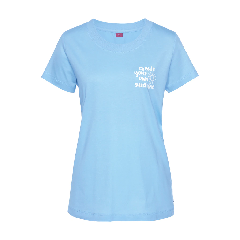 S.Oliver Pyjamaoberteil Mit Niedlichem Frontdruck Bestellen