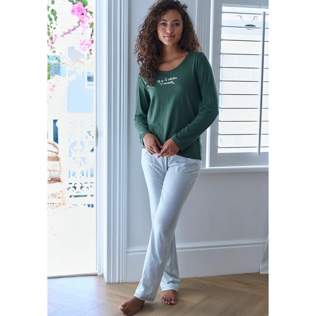S.Oliver Pyjamaoberteil Mit Niedlichem Frontdruck Bestellen