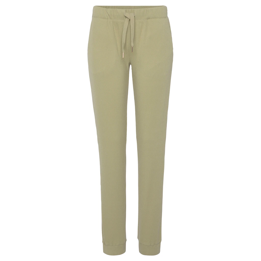S.Oliver Relaxhose Sweathose Aus Ripp-Qualität Mit Einrifftaschen Loungewear
