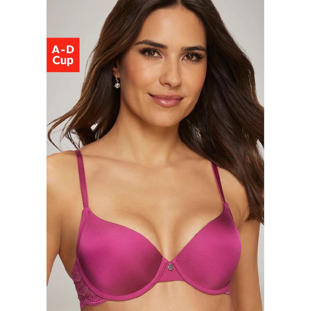 s.Oliver Schalen-BH »Pauline« mit Bügel und hübschem Spitzenrücken Dessous online bestellen