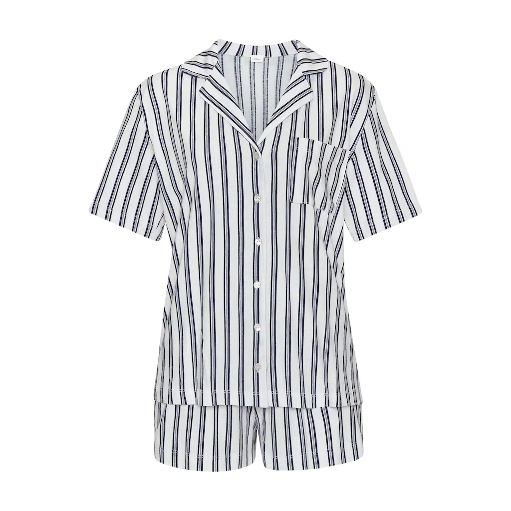 S.Oliver Shorty (Set 2 Tlg.) Mit Knopfleiste Und Brusttasche Kaufen