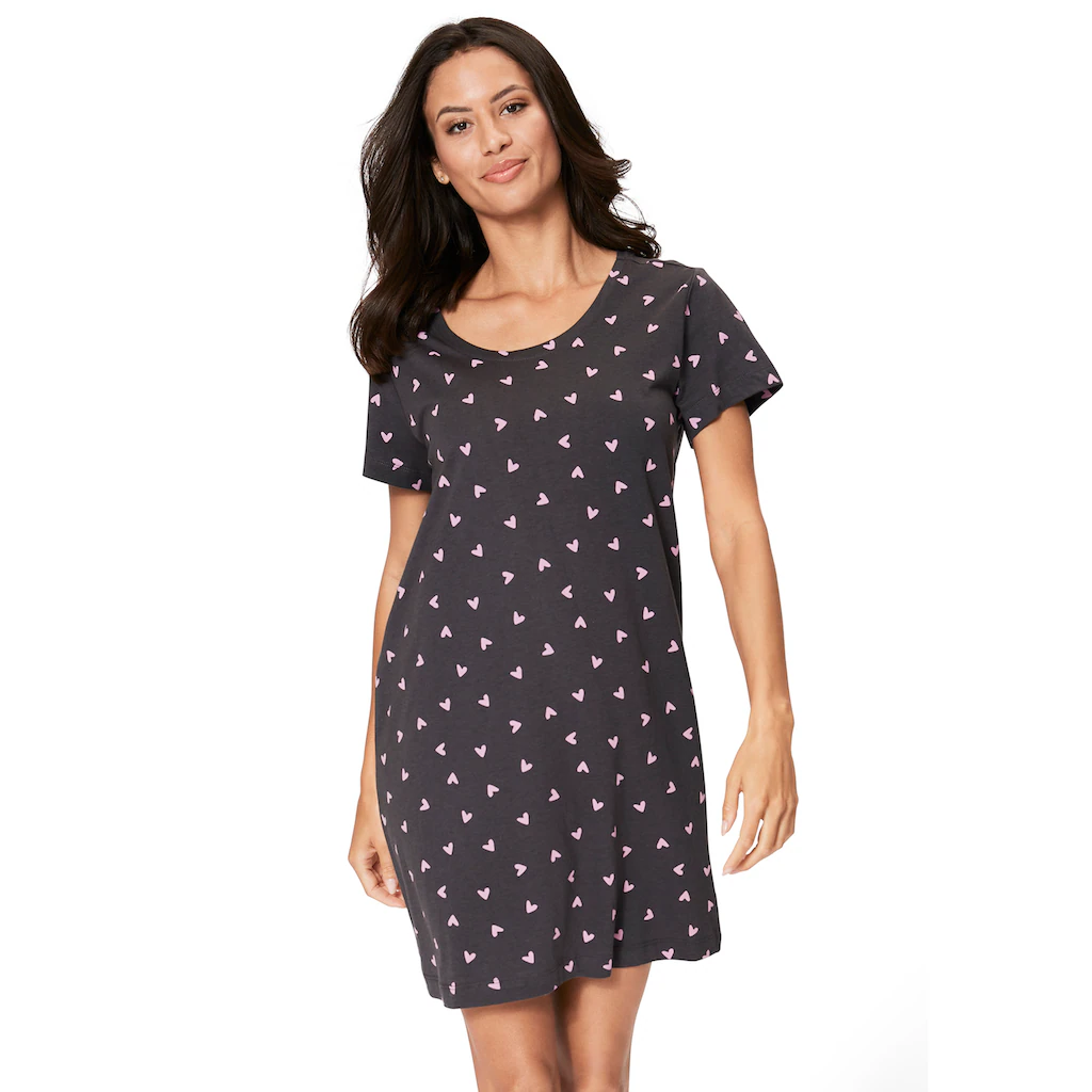 s.Oliver Sleepshirt mit Herzmotiven kaufen