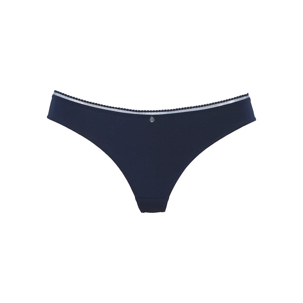 S.Oliver String »Pauline« Mit Feiner Spitze Und Weichem Microtouch-Material ▷ Für