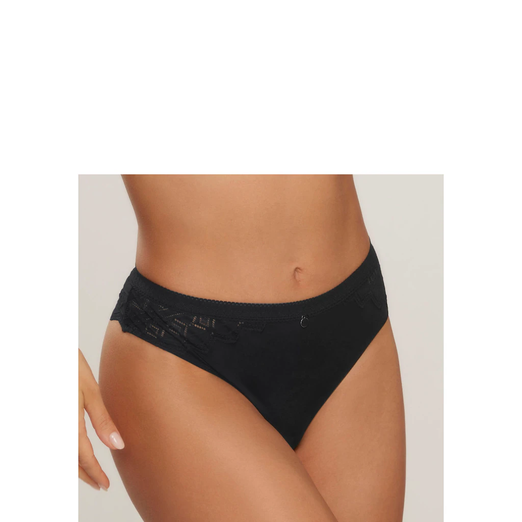 s.Oliver String »Romane« mit graphischer Spitze in transparenter Optik kaufen