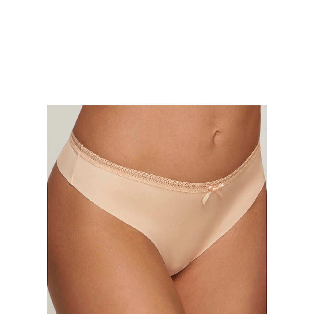 S.Oliver String SEAMLESS Mit Nahtloser Verarbeitung Und Hübscher Spitzenborte Bestellen