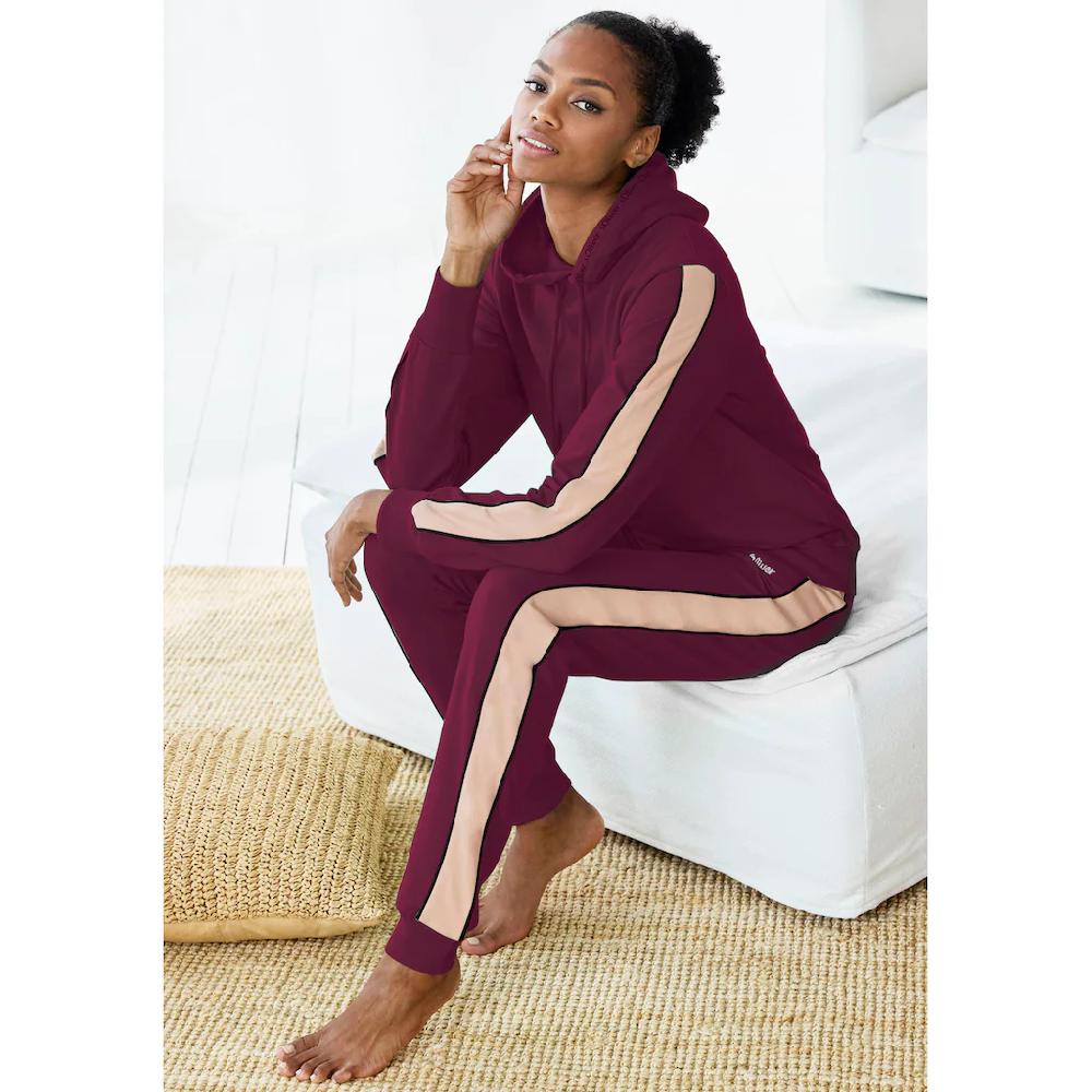 S.Oliver Sweathose Mit Seitenstreifen Und Pipings Loungewear
