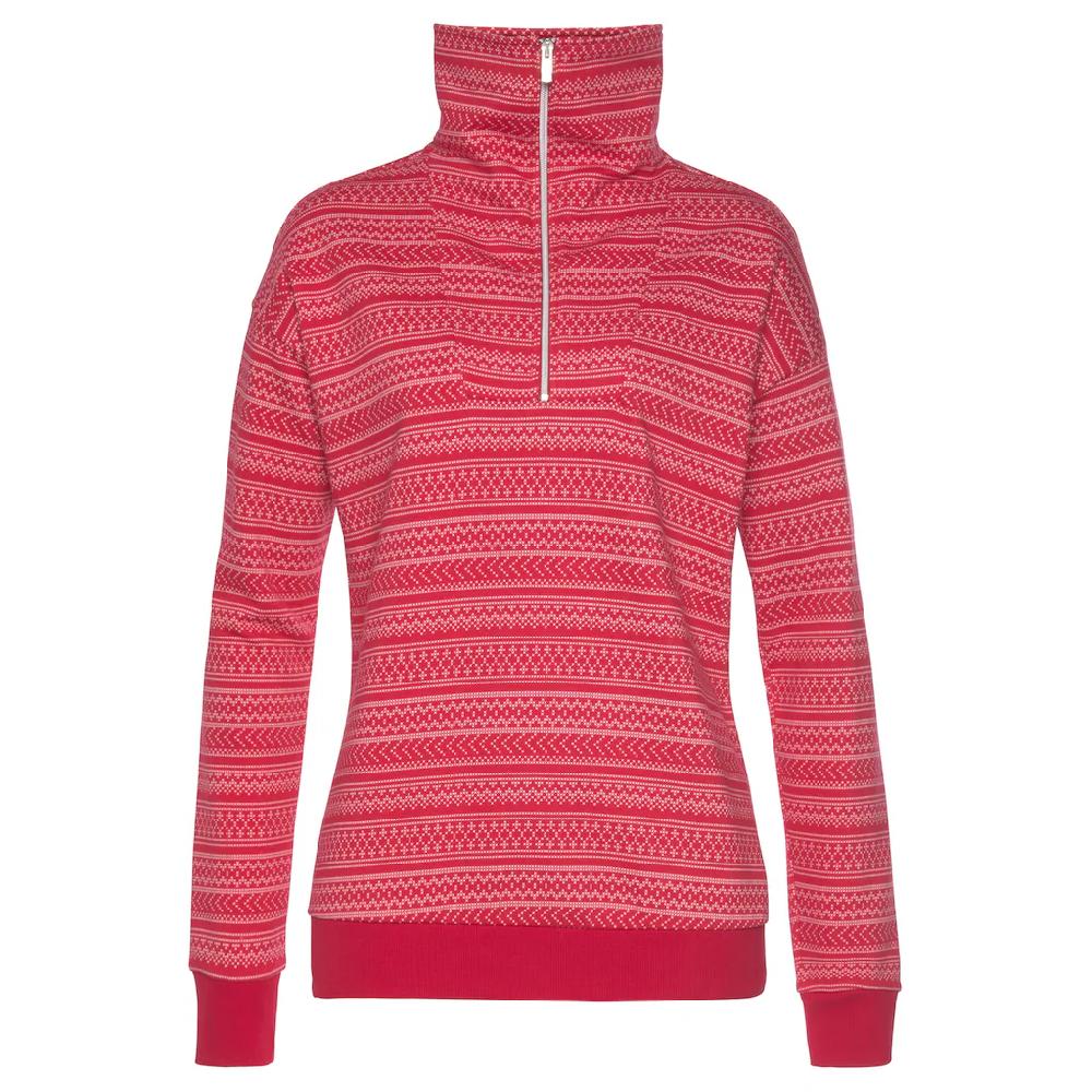 S.Oliver Sweatshirt Mit Norwegermuster Loungeanzug