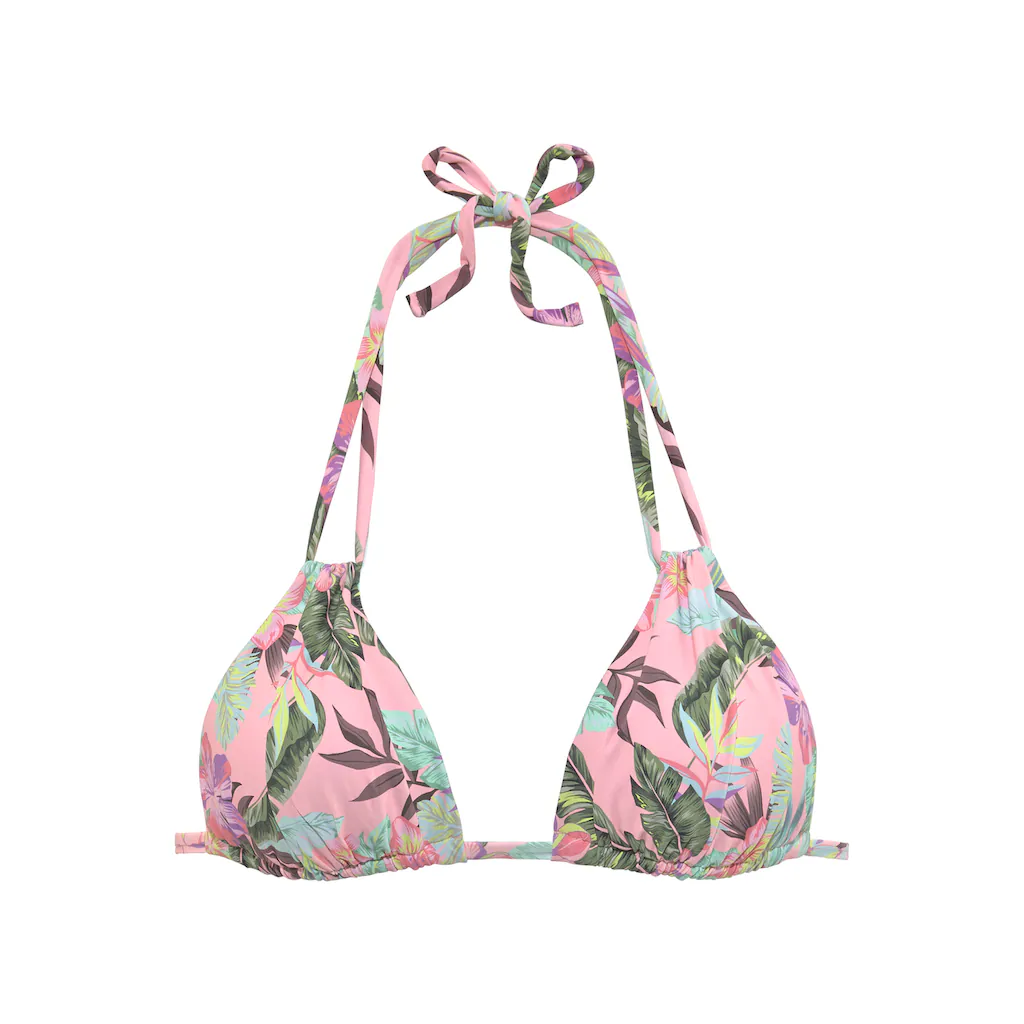 S.Oliver Triangel-Bikini-Top »Azalea« Im Tropischen Druck ▷ Für