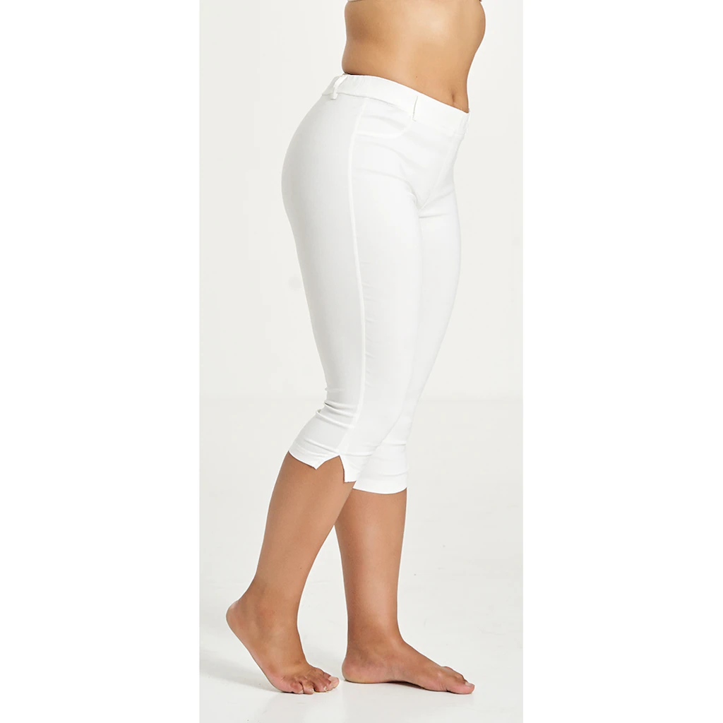 SANDGAARD Caprileggings mit Elasthan und Schlitz