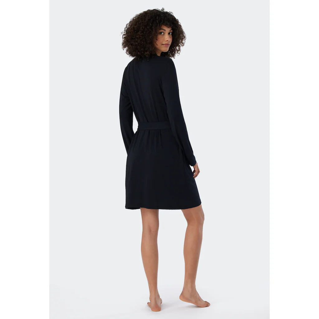 Schiesser Morgenmantel »"Essentials"« In Kimono-Schnittform Mit Dezentem Glanz Online Kaufen
