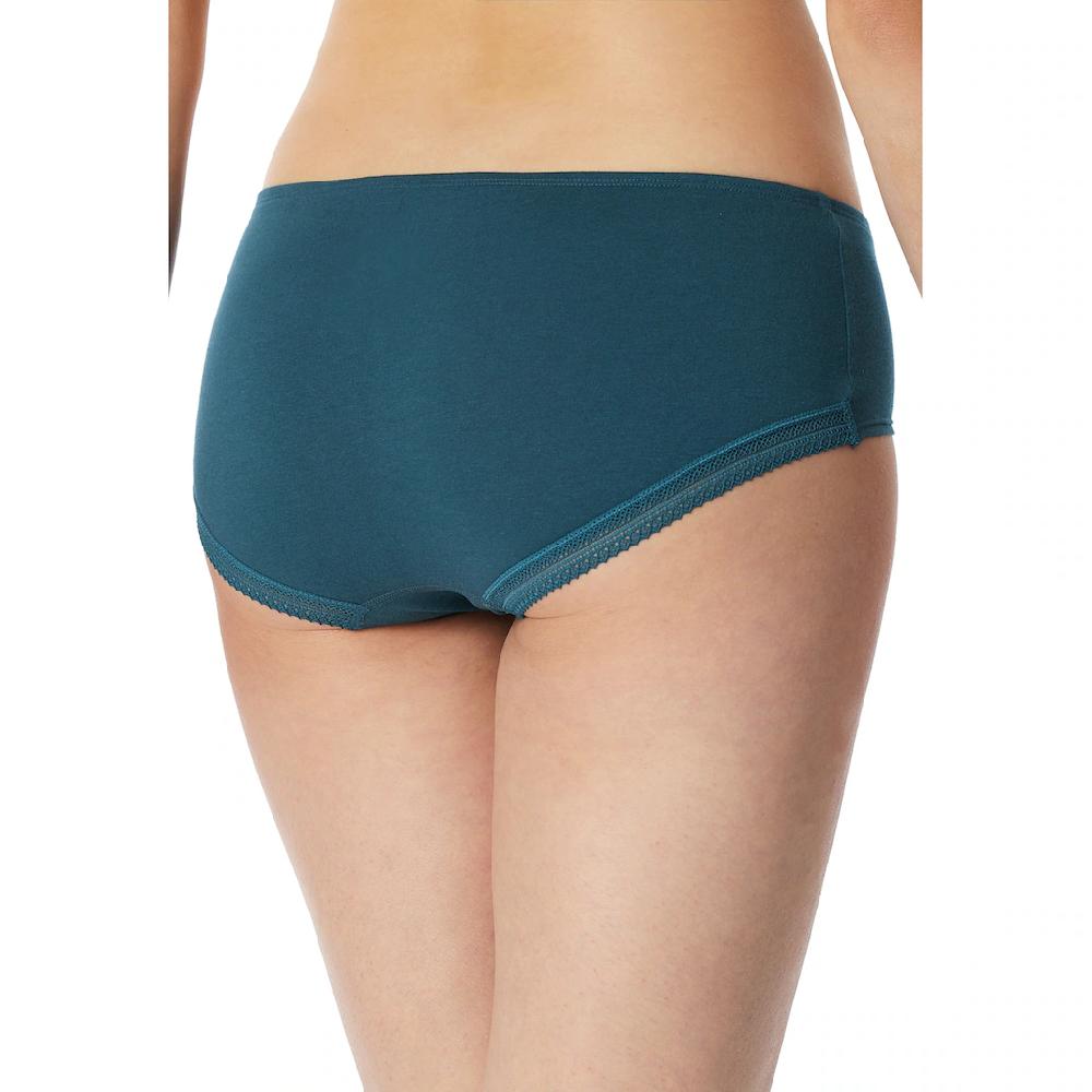 Schiesser Panty »"Cotton Lace"« (2er Pack) Mit Femininem Spitzenband Am Bund