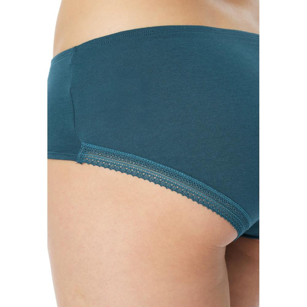Schiesser Panty »"Cotton Lace"« (2er Pack) Mit Femininem Spitzenband Am Bund