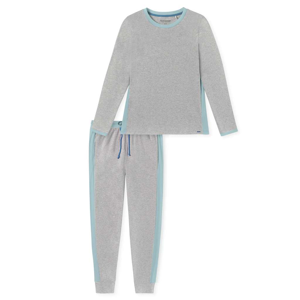 Schiesser Pyjama »"Casual Nightwear"« (2 Tlg.) Mit Lässigem Loose-Fit-Schnitt Online Kaufen